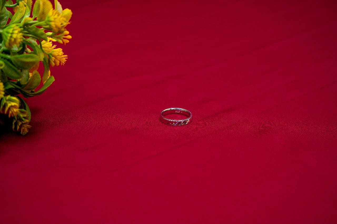 Textured Silver Ring-925 Sterling Silver-ERAYA Jewellery