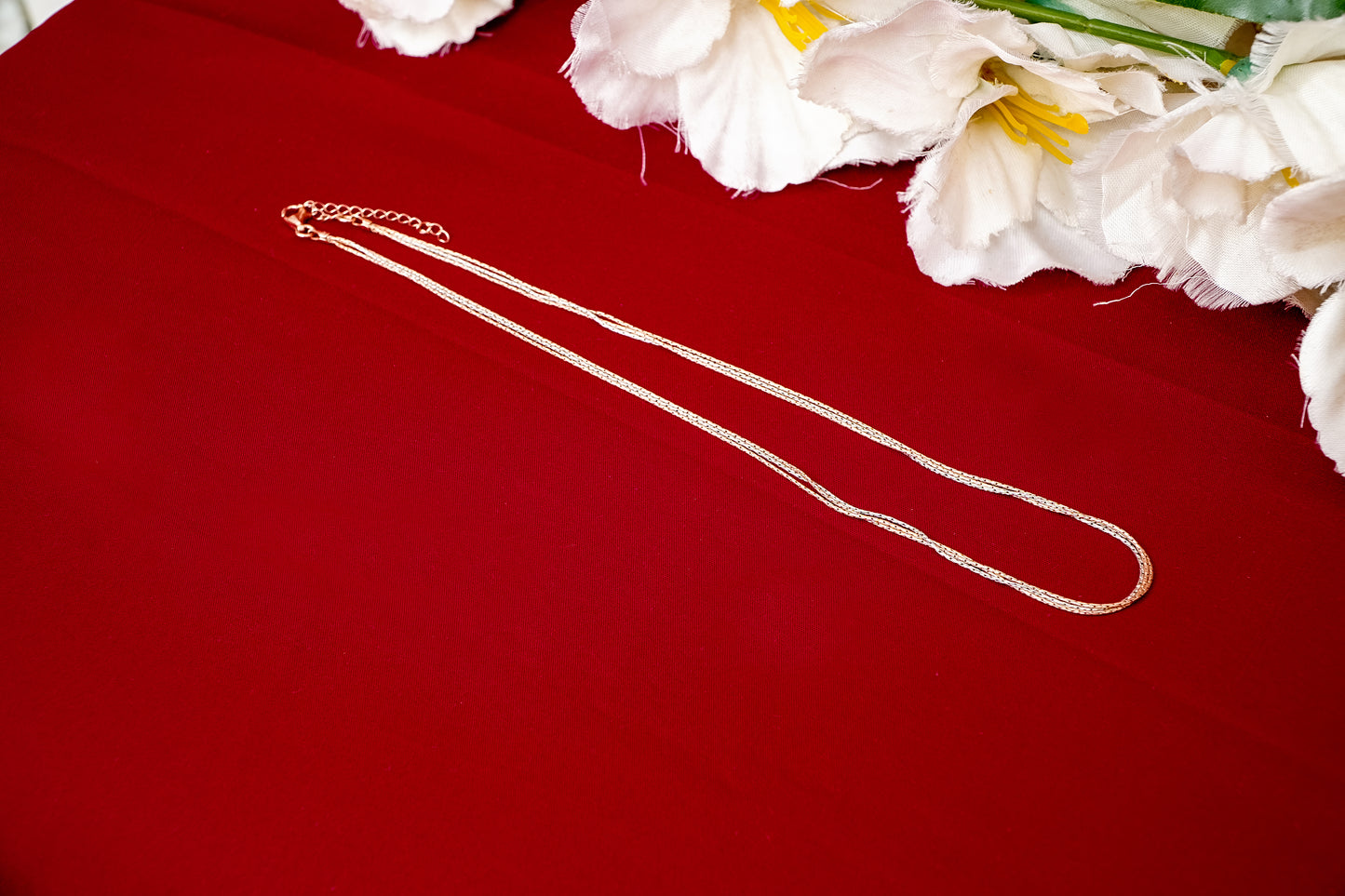 Multi-Strand Two-Tone Chian-925 Sterling Silver-ERAYA Jewellery