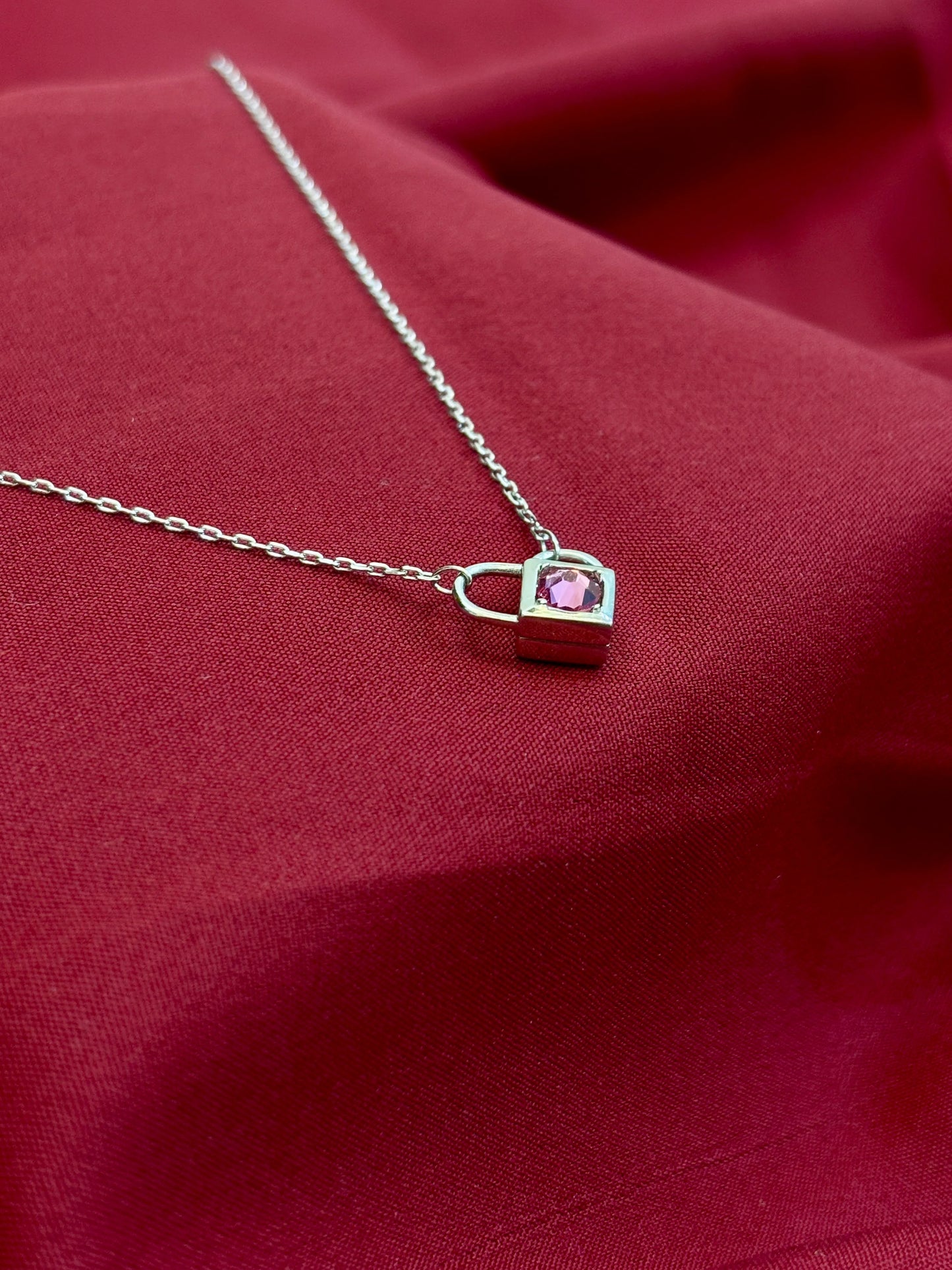 Heart Lock Silver Pendant - Eraya Jewellery