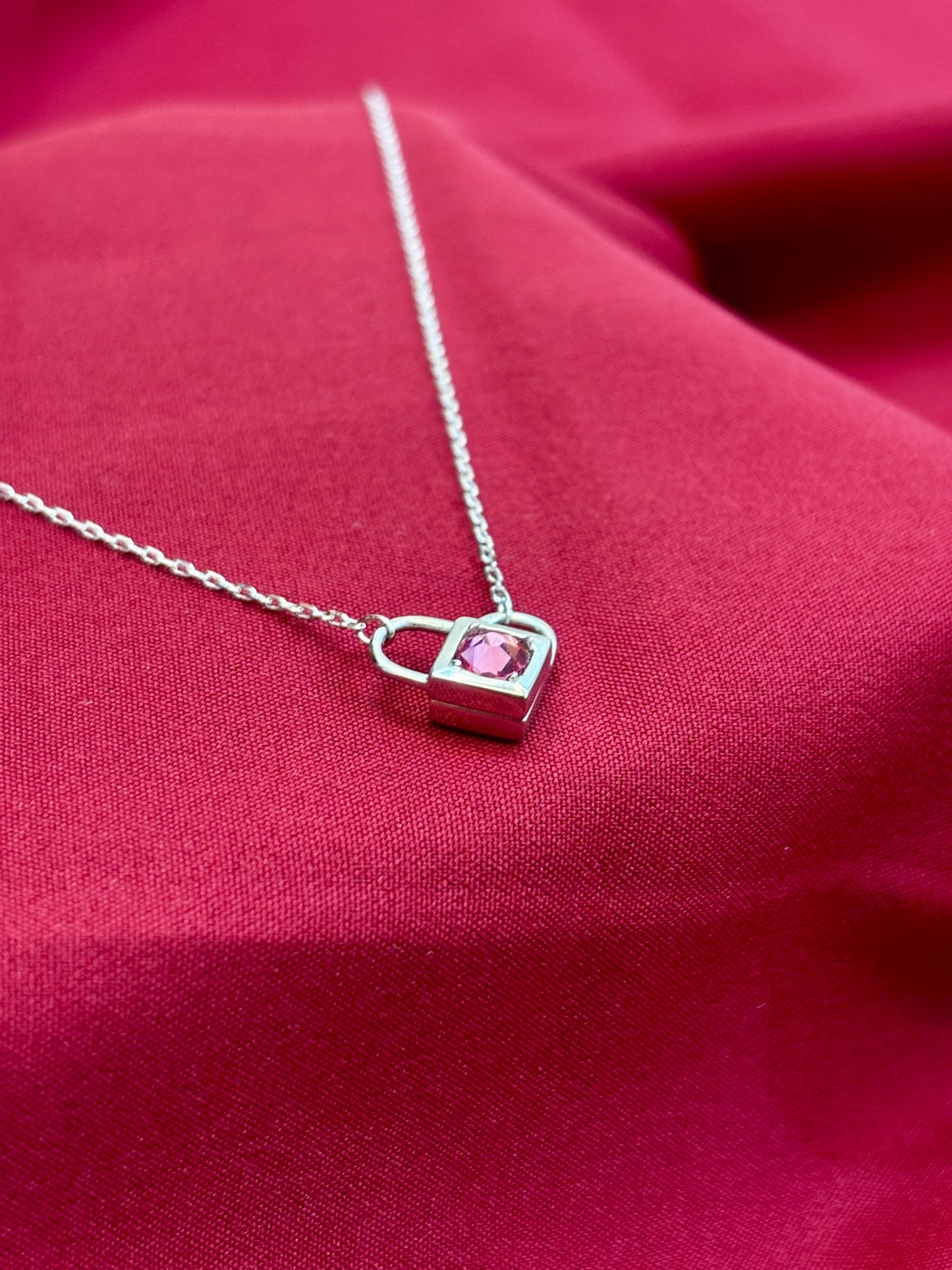 Heart Lock Silver Pendant - Eraya Jewellery