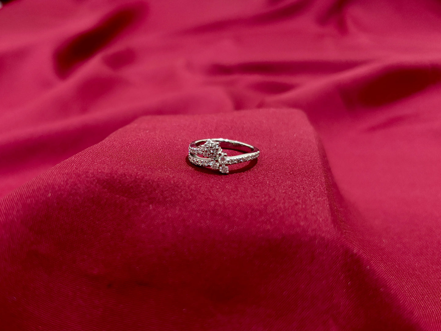 Layered Crystal Ring - Eraya Jewellery