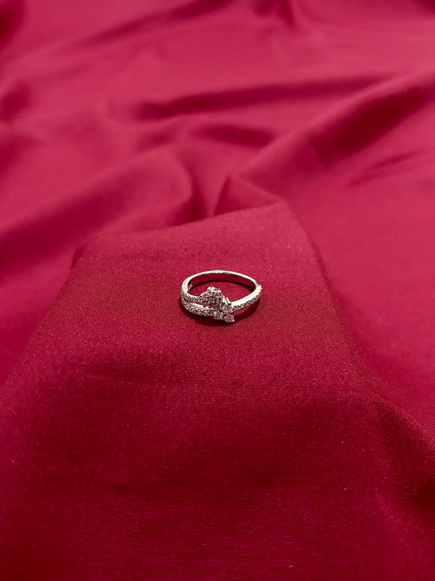 Layered Crystal Ring - Eraya Jewellery