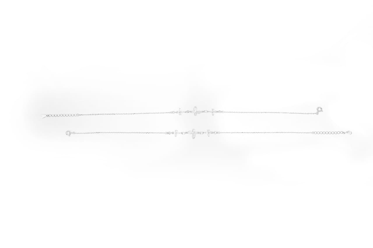 Silver Butterfly Anklet-925 Sterling Silver-ERAYA Jewellery