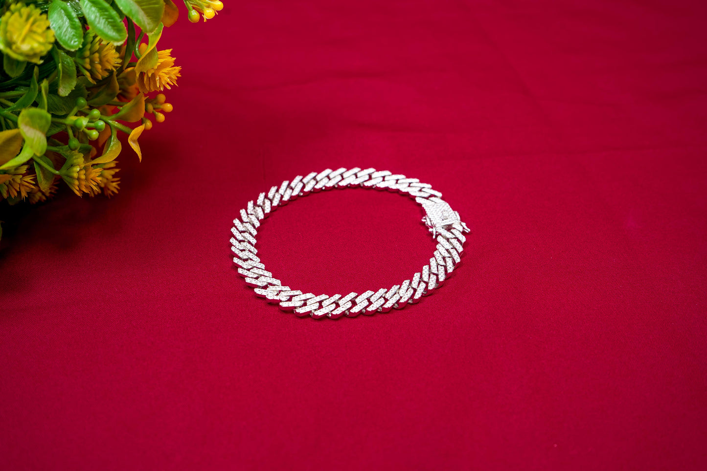 Iced Out Cuban Link Bracelet