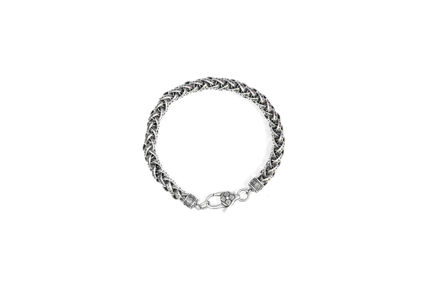 Silver Woven Link Bracelet
