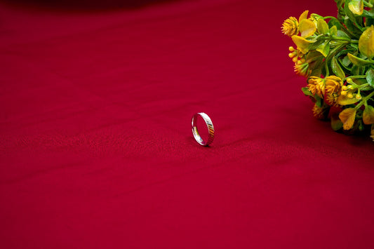 Textured Silver Ring-925 Sterling Silver-ERAYA Jewellery