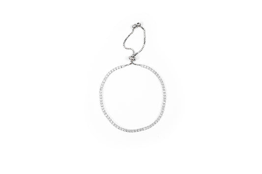 925 Sterling Silver Crystal Bracelet-925 Sterling Silver-ERAYA Jewellery