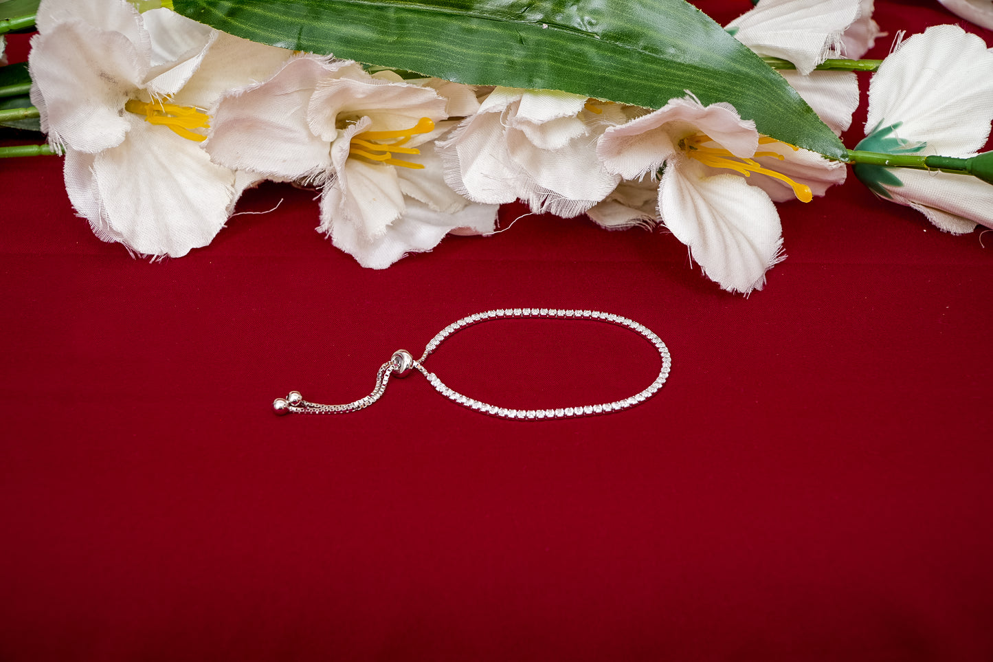 925 Sterling Silver Crystal Bracelet-925 Sterling Silver-ERAYA Jewellery