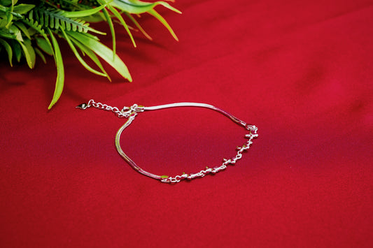Dolphin Charm Link Bracelet-925 Sterling Silver-ERAYA Jewellery