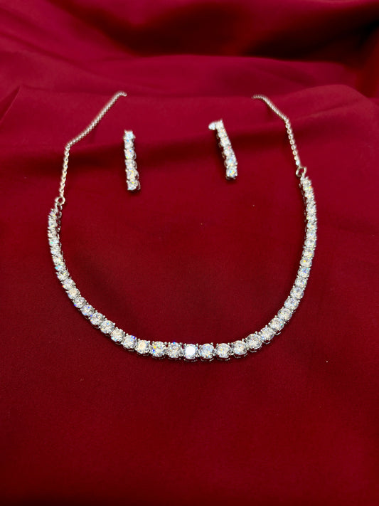 Crystal Choker Necklace - Eraya Jewellery
