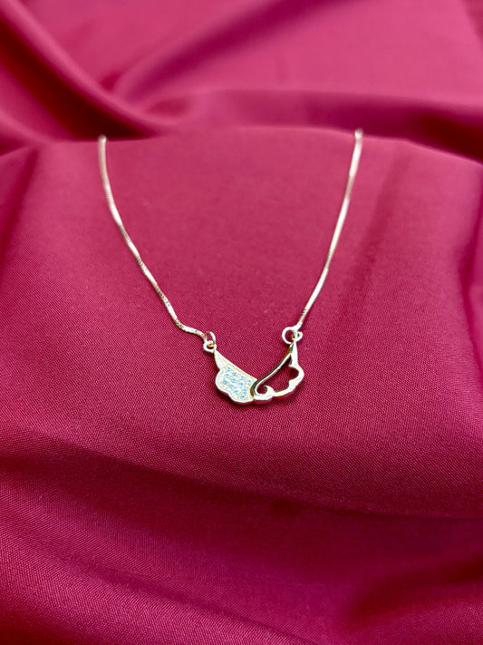 Angel Wing Rose-Gold Pendant - Eraya Jewellery