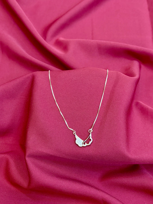 Angel Wing Rose-Gold Pendant - Eraya Jewellery