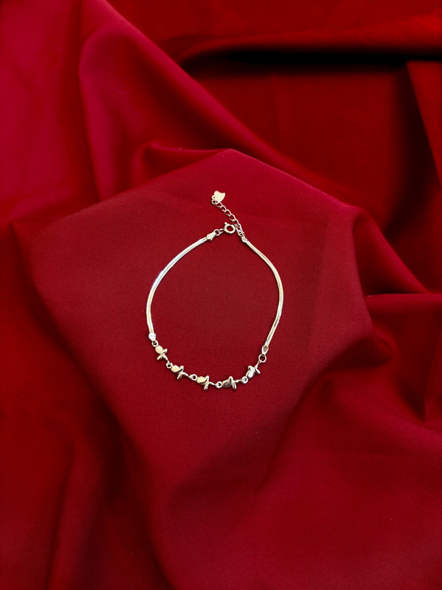 Dolphin Charm Link Bracelet - Eraya Jewellery