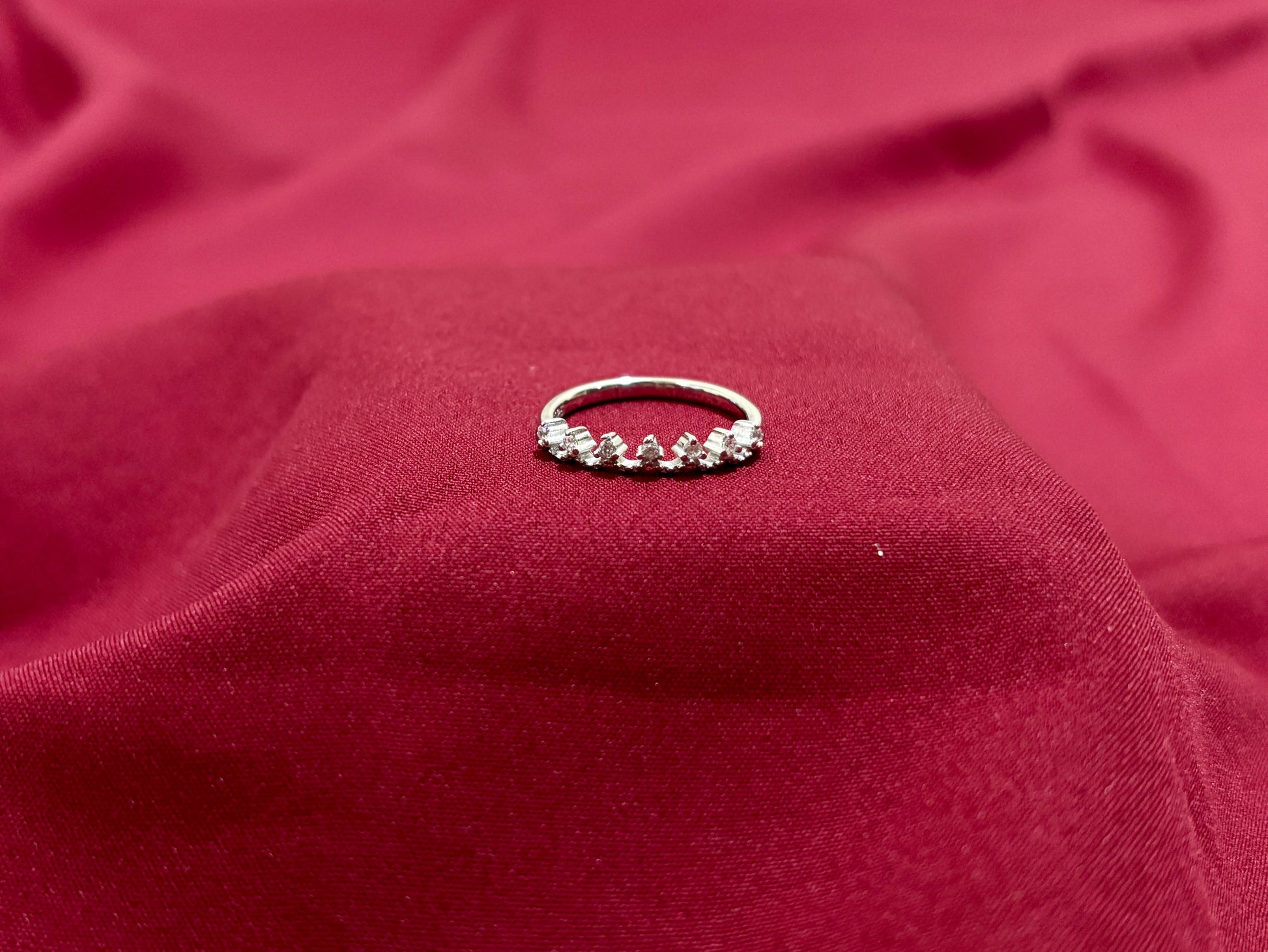 Crown Crystal Ring - Eraya Jewellery