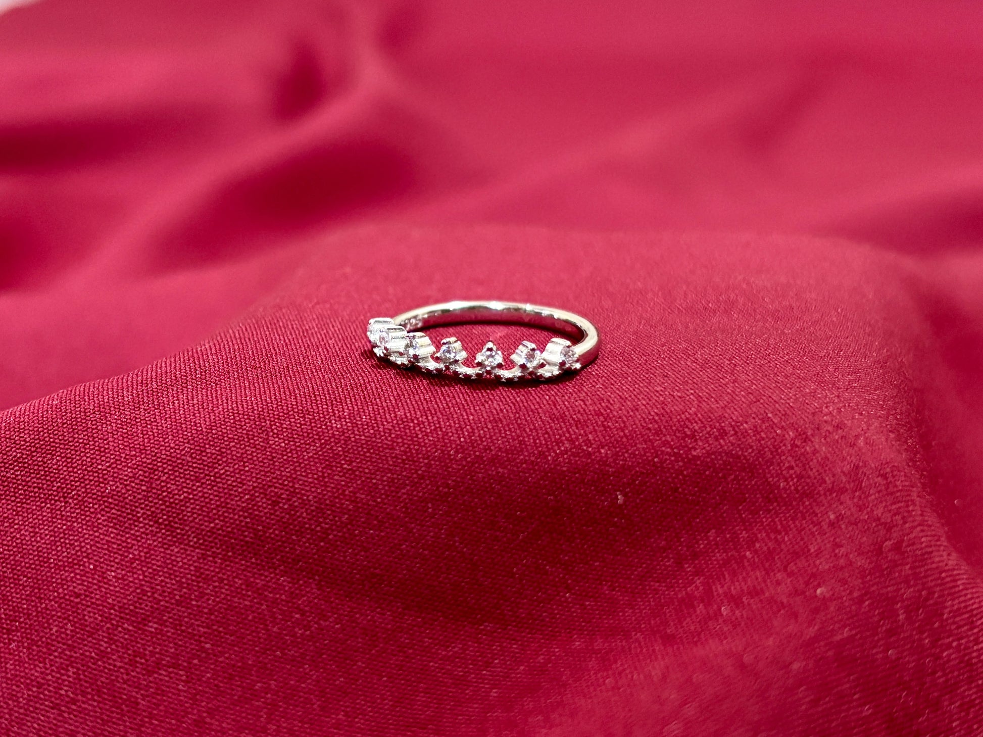 Crown Crystal Ring - Eraya Jewellery