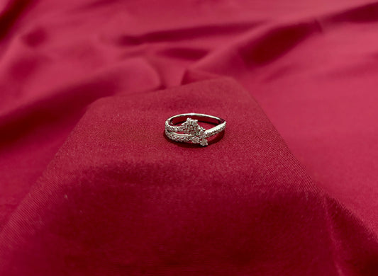 Layered Crystal Ring - Eraya Jewellery