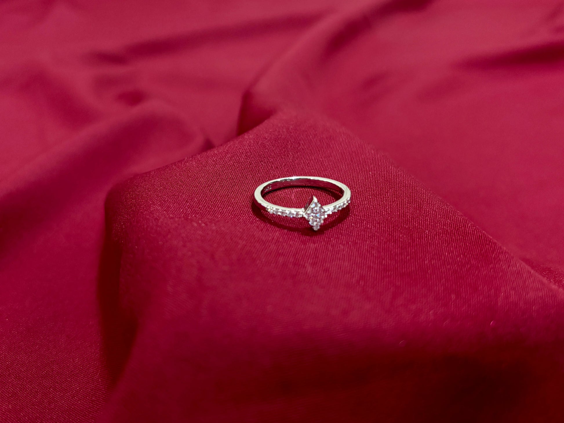 Diamond Shaped Solitaire Ring - Eraya Jewellery