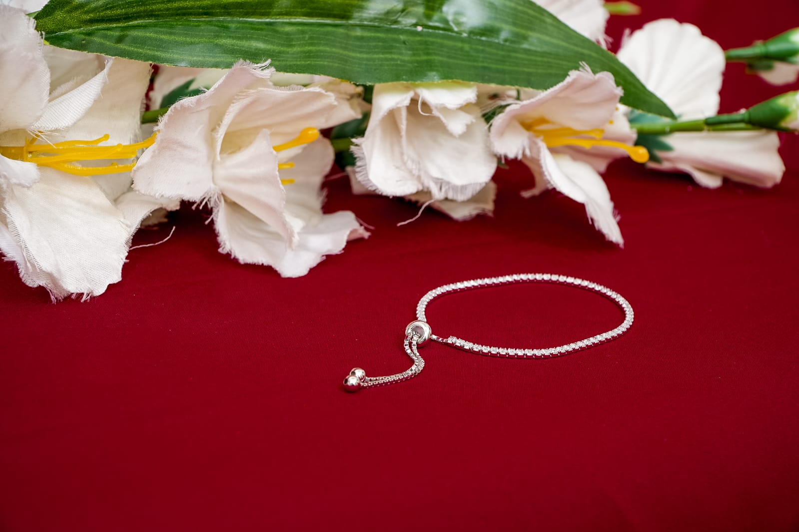 925 Sterling Silver Crystal Bracelet-925 Sterling Silver-ERAYA Jewellery